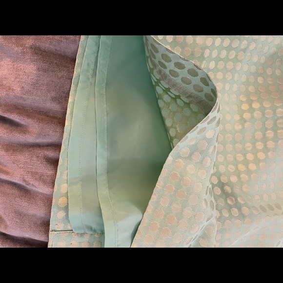 J crew pencil green dot skirt size 2 - Picture 2 of 6